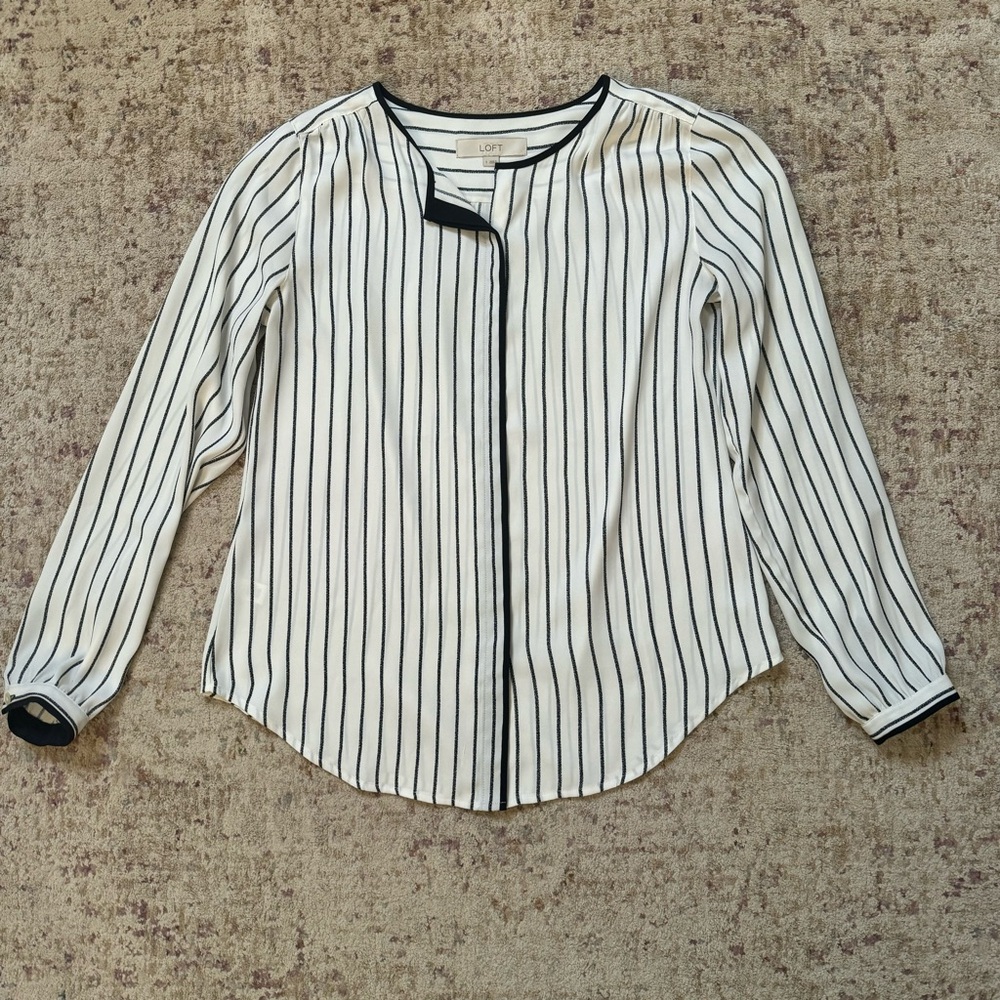 LOFT Long Sleeve Blouse